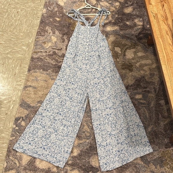 Free People Sugar Sands Wide Leg Overalls - Picture 4 of 11